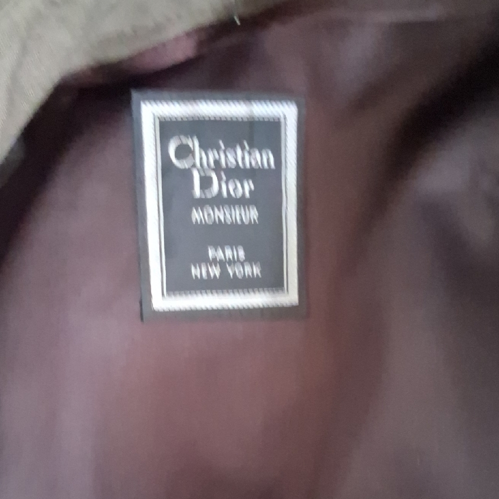 Dior Olive Green Rain-Repellent Trench Coat - Picture 10 of 11